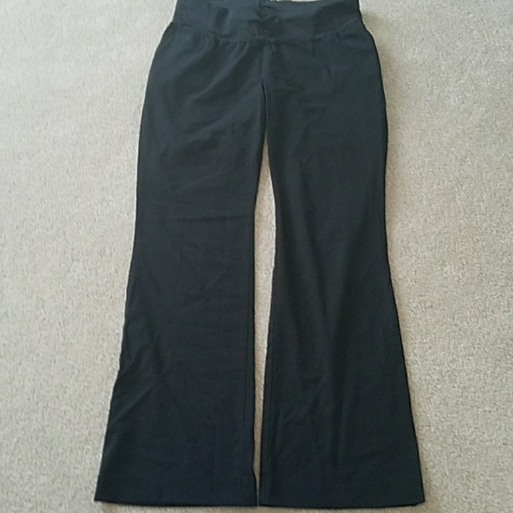 Black maternity dress pants